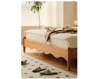 Solid Cherry Queen Size Bed Frame (new arrival)